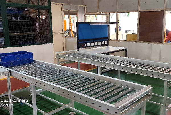 Gravity Roller Conveyor Bearing Detail